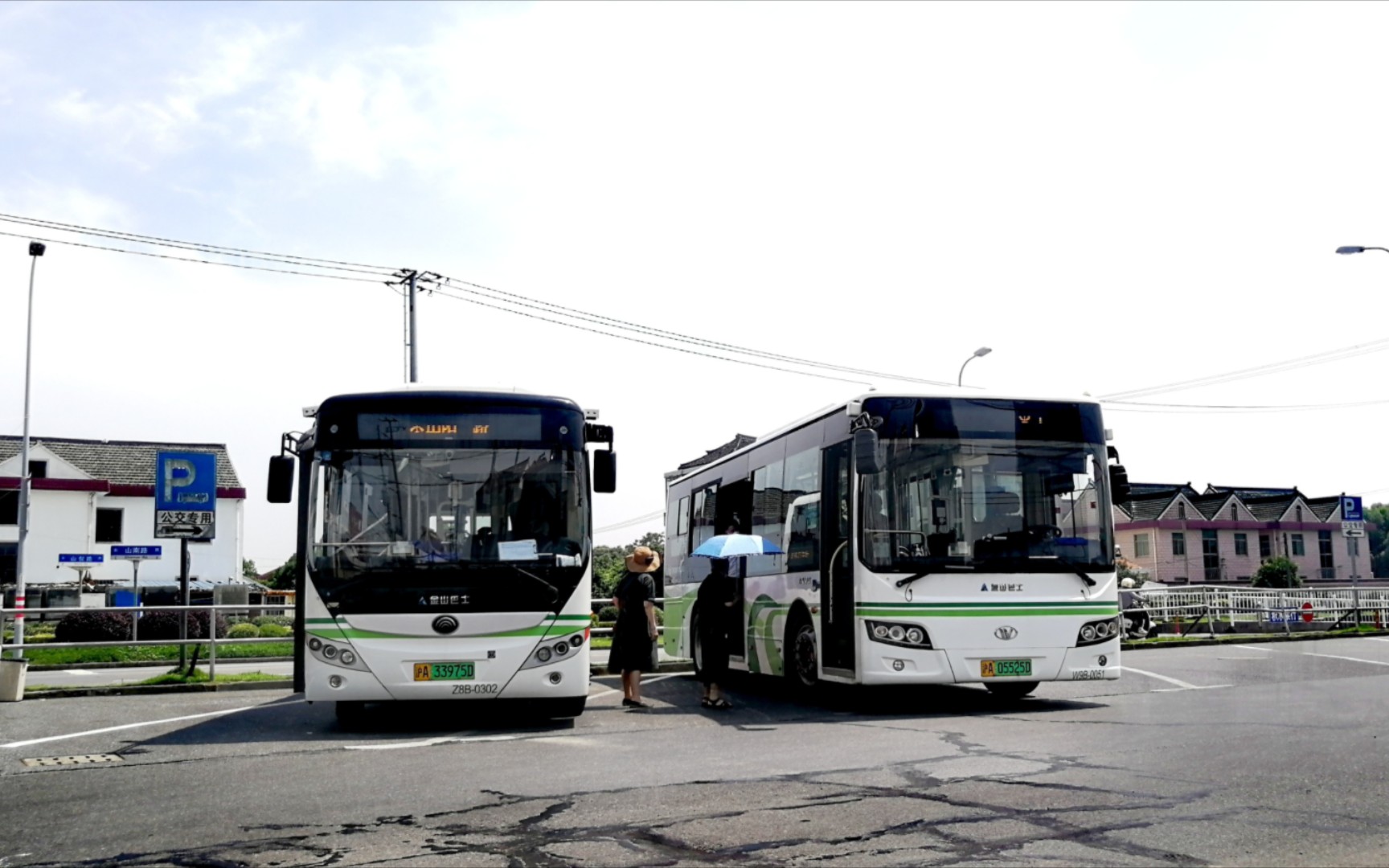 (金山巴士)上海山陽一路公交車全程(體育場→山陽小學)