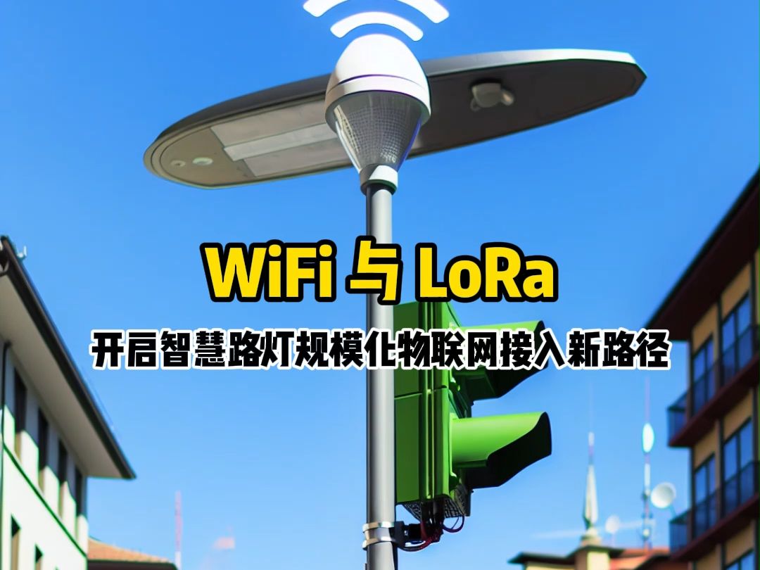 WiFi 与 LoRa开启智慧路灯规模化物联网接入新路径哔哩哔哩bilibili