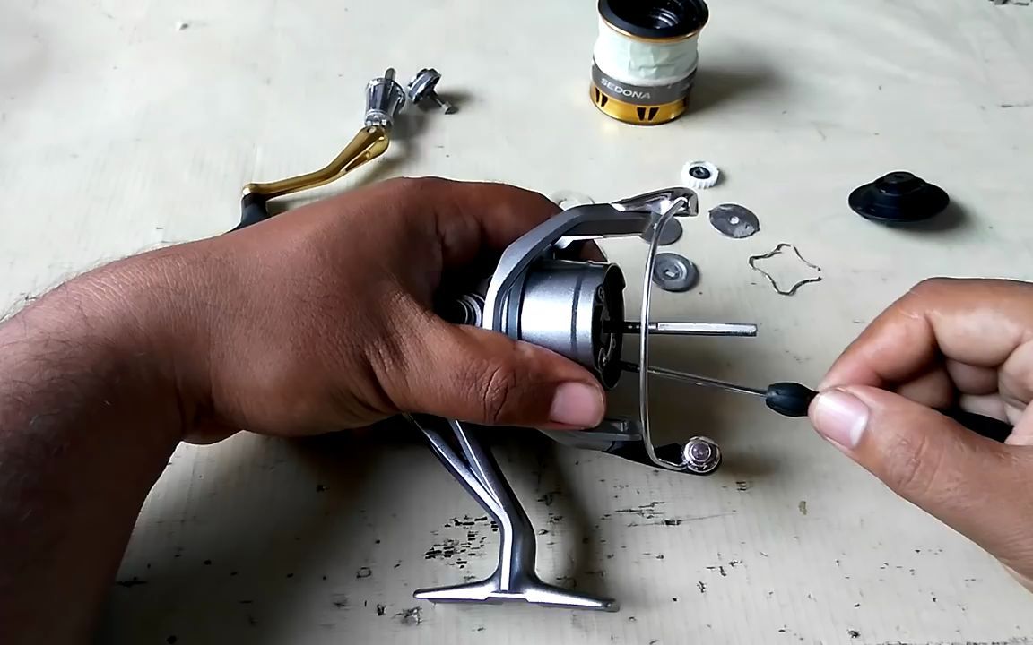 禧玛诺 塞多纳 shimano sedona 4000 拆解保养