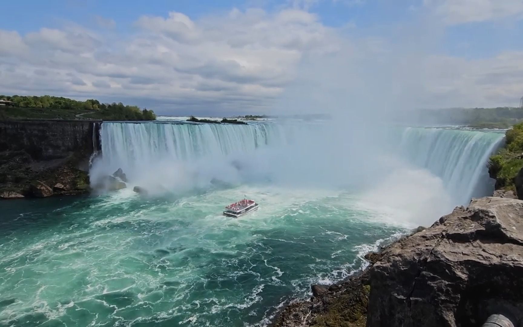 橫跨美國加拿大的尼亞加拉瀑布niagara falls