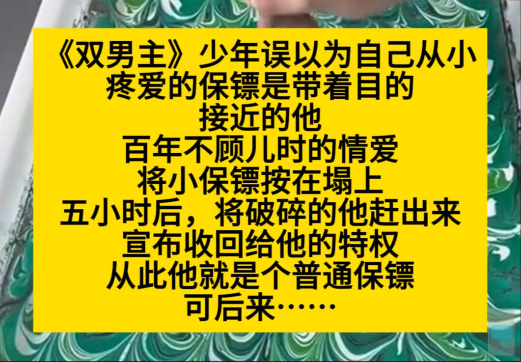 双男主 少年误以为架子从小疼爱的保镖是带着目的接近的自己,不顾儿时的情谊……小说推荐哔哩哔哩bilibili