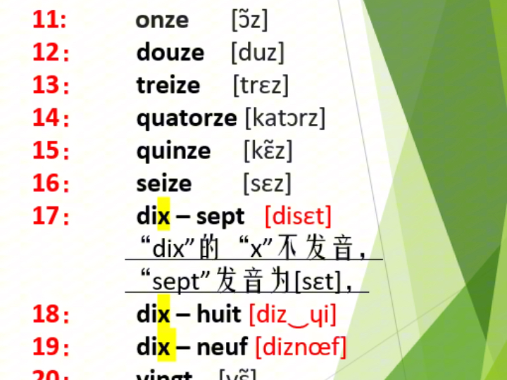 #一起学习简单法语 # 法语入门学习 法语数字1120表达哔哩哔哩bilibili