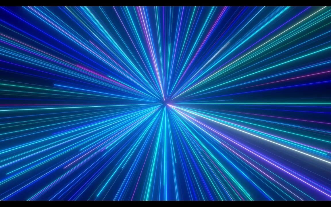 b445 炫酷蓝色线条射线光线光束粒子发散学校晚会歌舞节目表演大屏幕