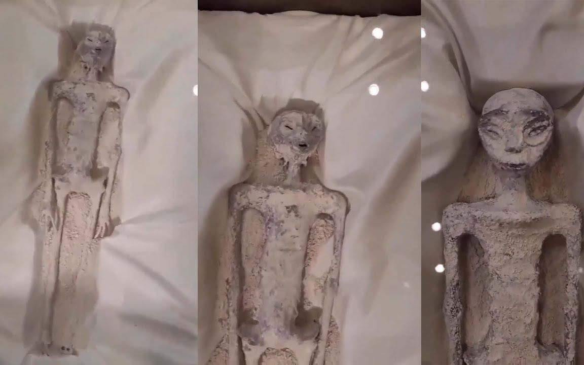 墨西哥国会首度公开【外星人】遗骸!全球第一个承认外星人的国家!