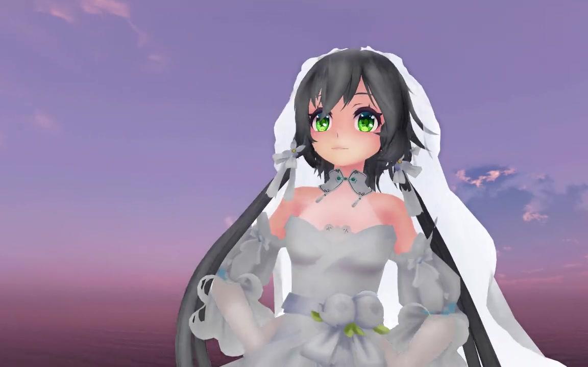 【mmd】婚纱天依 交织together_哔哩哔哩 (゜-゜)つロ 干杯~-bilibili