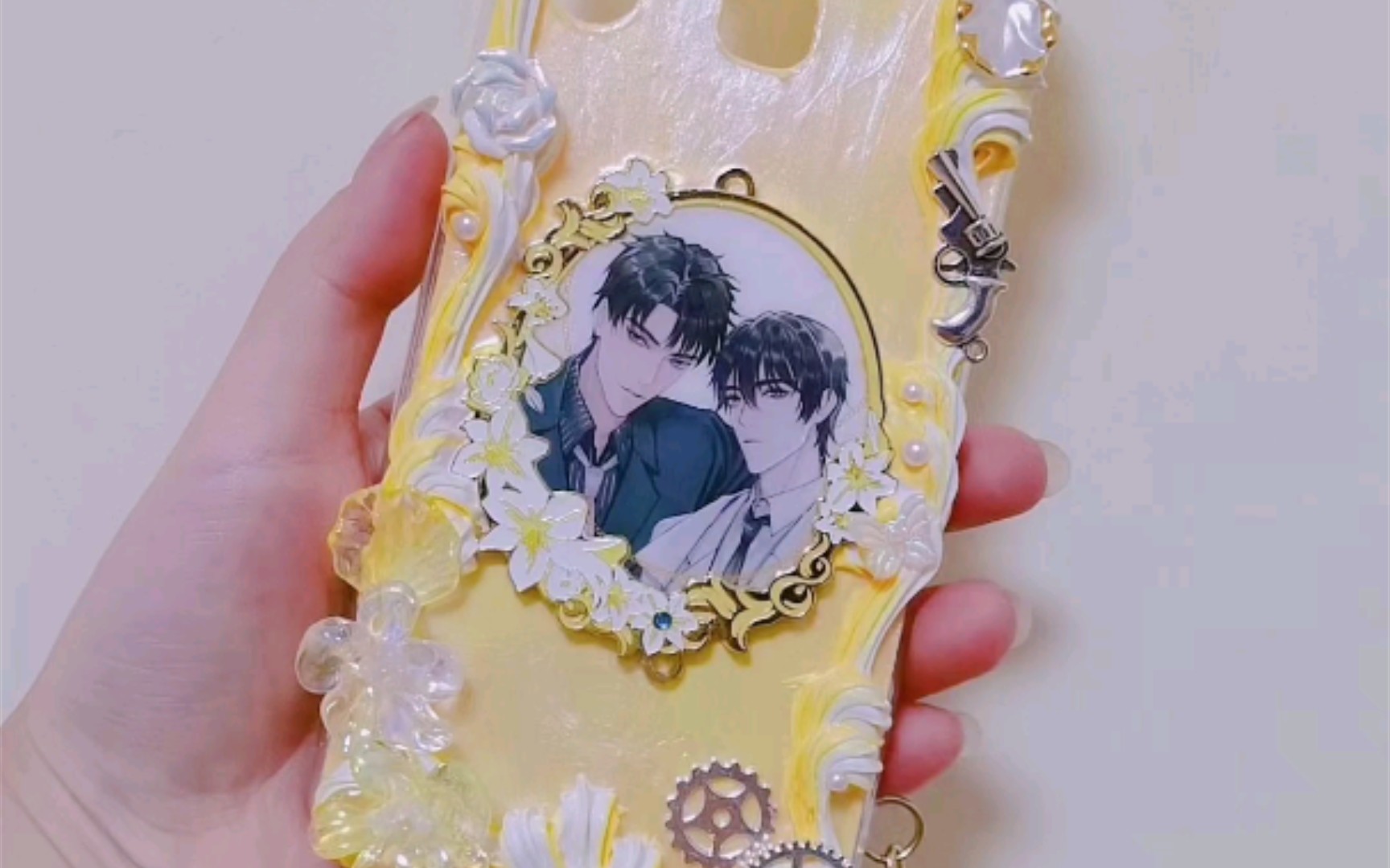 【破云痛壳】|江停|严峫|这个奶黄色真的超级温柔了～|奶油胶手机壳