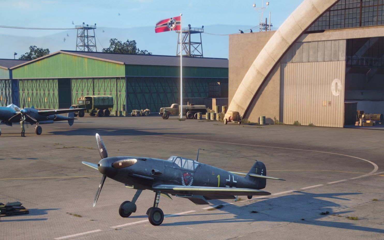 战机世界 第六级 德国 bf 109 f