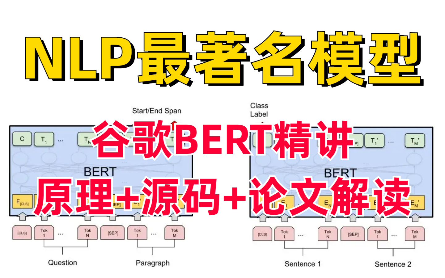 计算机博士10小时精讲,自然语言处理最著名模型Google BERT 原理+源码+论文,带你打通NLP!哔哩哔哩bilibili