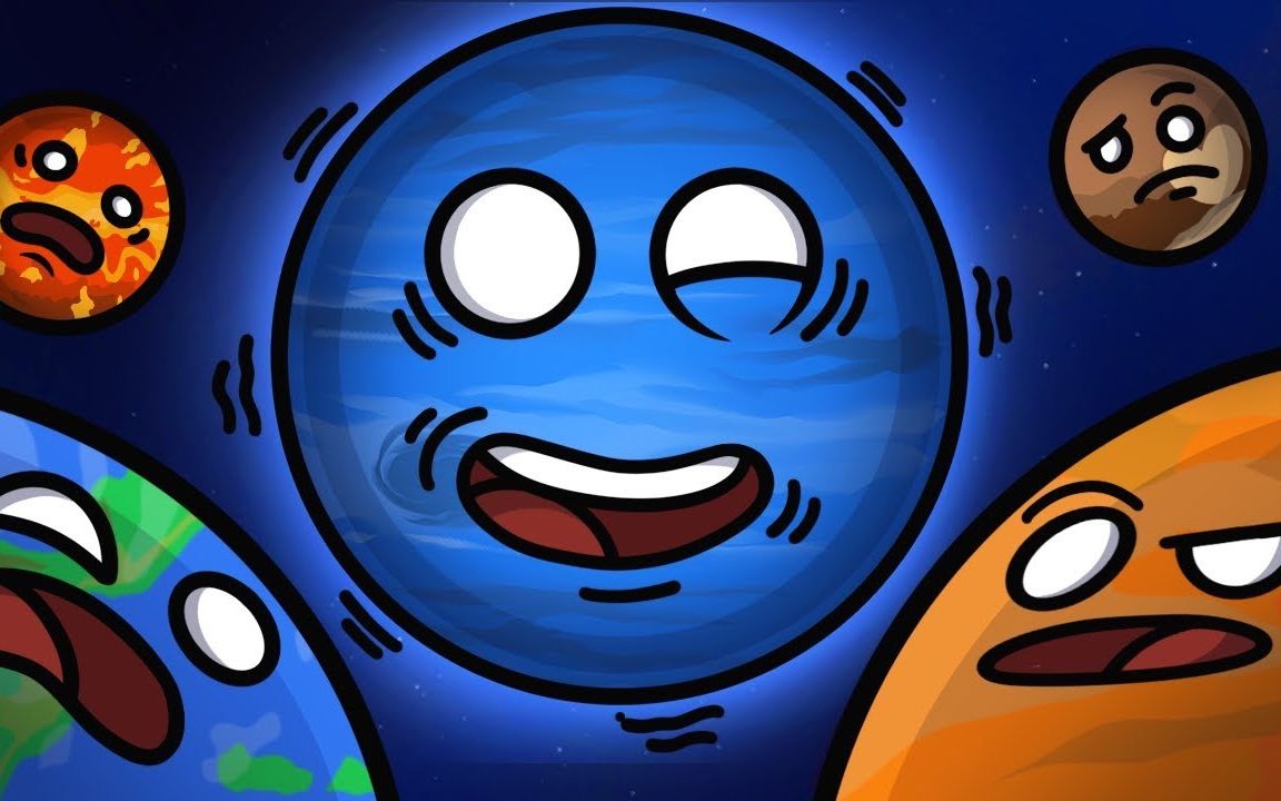 给大家介绍!海王星!【太阳系的天体球】哔哩哔哩bilibili