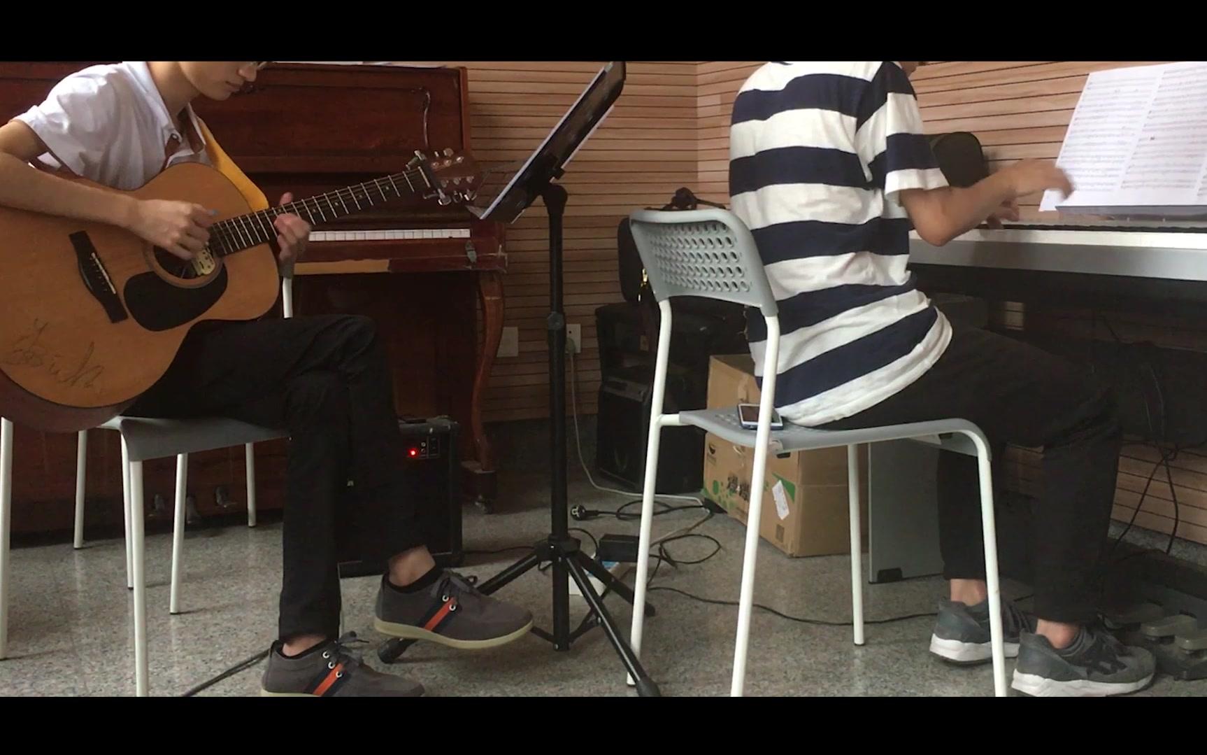 【钢琴吉他合奏】hayate by hamalspica_哔哩哔哩 (゜-゜)つロ 干杯