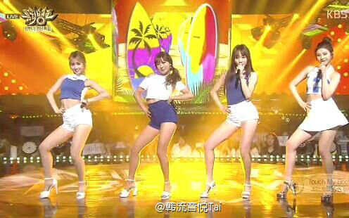 [图]160624音乐银行特别舞台 俞宙+Joy+MOMO+丞延 - Touch My Body