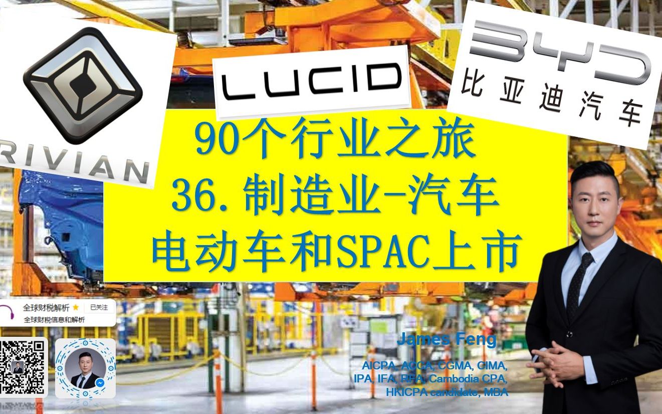 90个行业之旅36 汽车制造业(比亚迪/RIVIAN/LUCID)SPAC上市 财报 新能源汽车 DMi哔哩哔哩bilibili