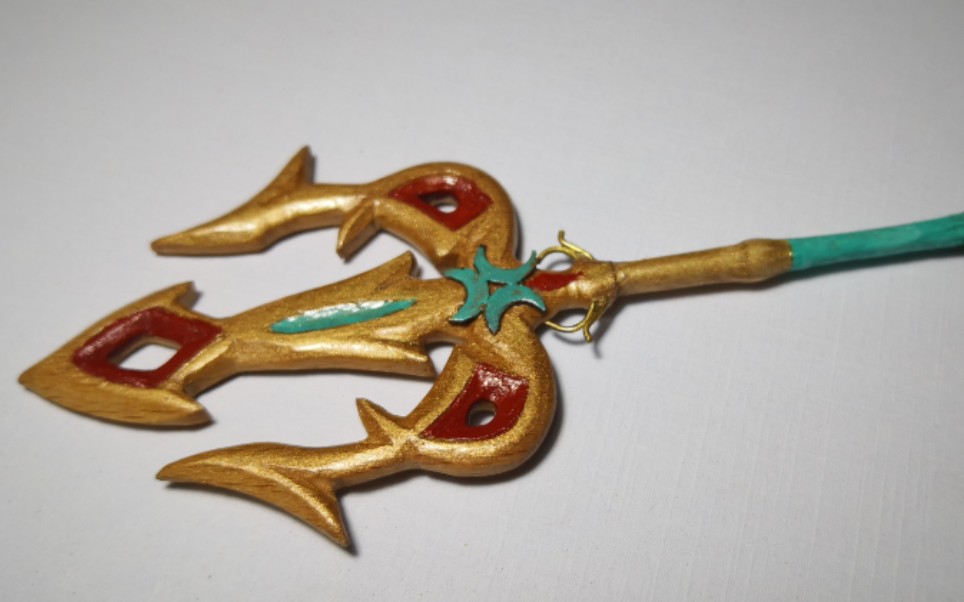 diy荒野之息武器~光鳞之枪_哔哩哔哩_bilibili