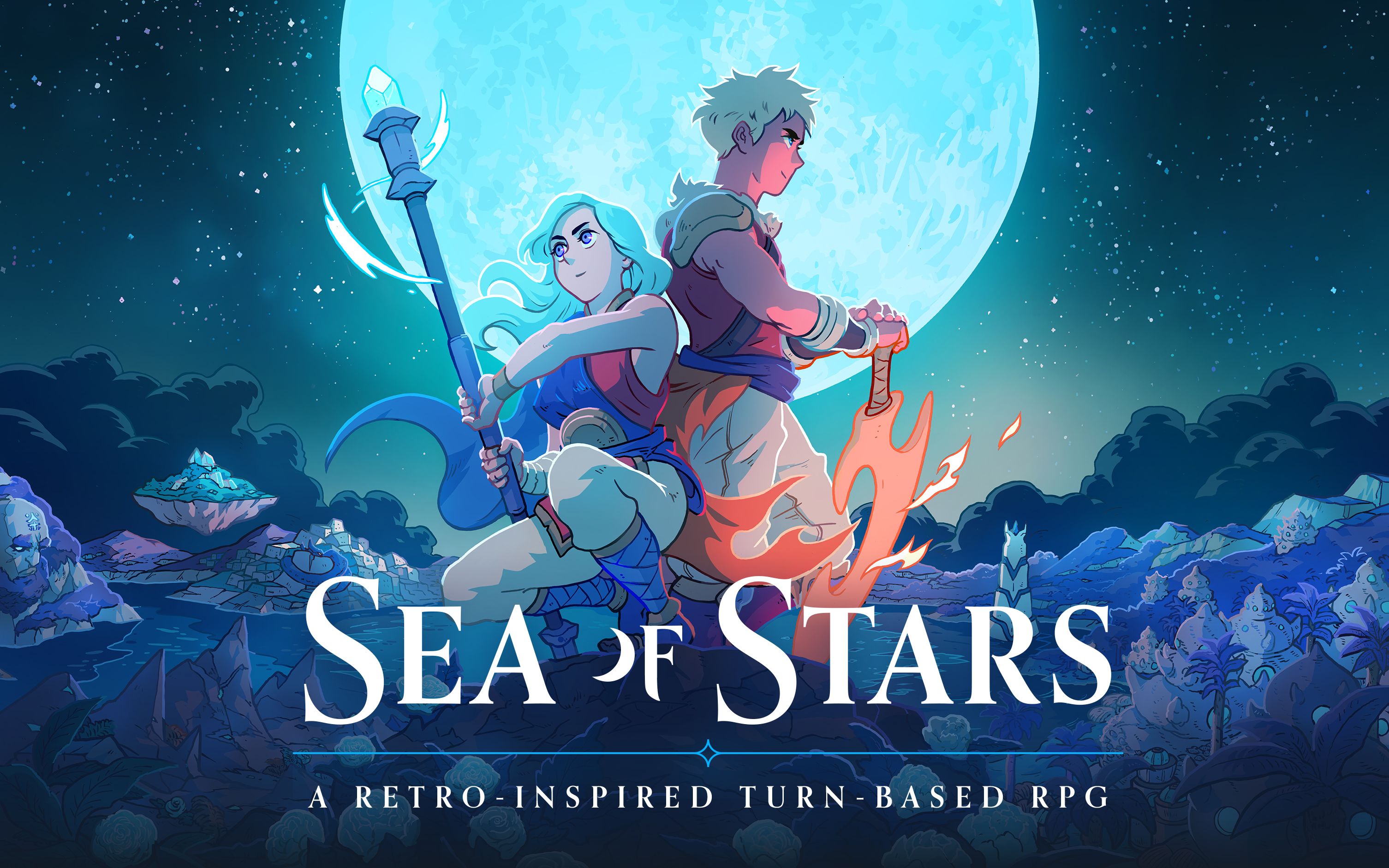 复古怀旧与更符合现代审美相结合的rpg游戏《星之海sea of stars》