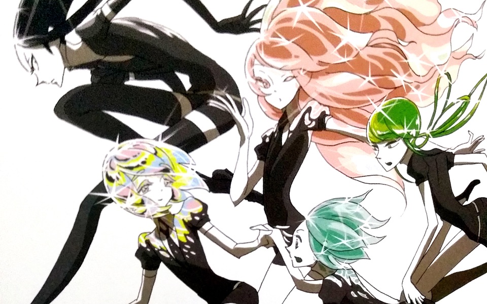 宝石之国市川春子画集正版封面印刷工艺展示