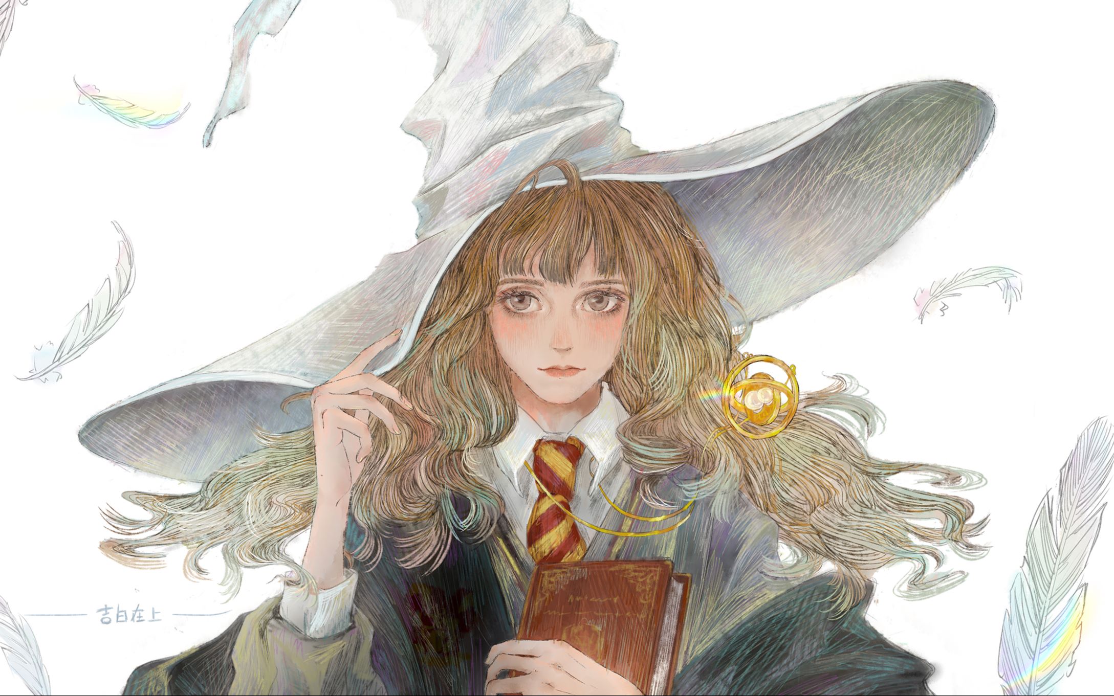 【绘画记录-9】一张赫敏——这次好好剪辑了【板绘】