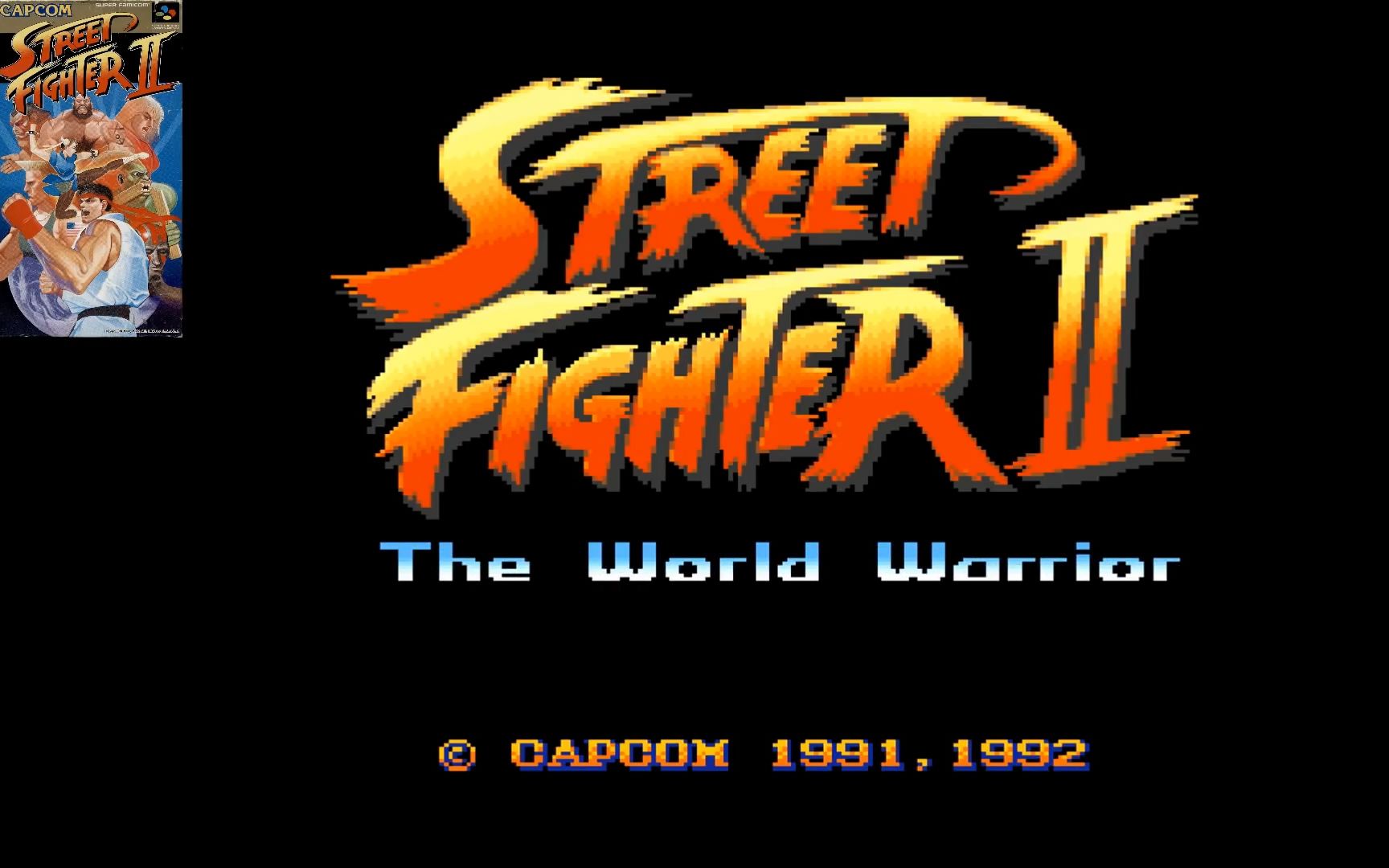 [图]【ストリートファイターⅡ】SFC Street Fighter II レトロゲーム実況