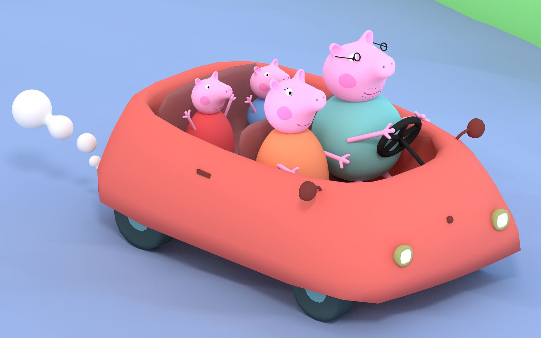 【blender】小猪佩奇