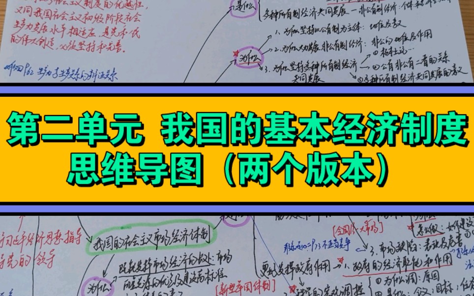 必修二 经济与社会 第二单元 我国的基本经济制度 第一课 我国的生产资料所有制,第二课 我国的社会主义市场经济体制,第四课 我国的个人收入分配与社会...