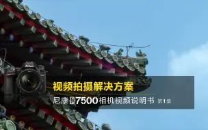 Download Video: 尼康D7500视频教程——视频拍摄解决方案|尼康D7500说明书第1集