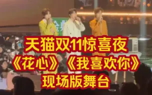 Descargar video: 【马嘉祺宋亚轩张真源】双11惊喜夜《花心》《我喜欢你》舞台现场版