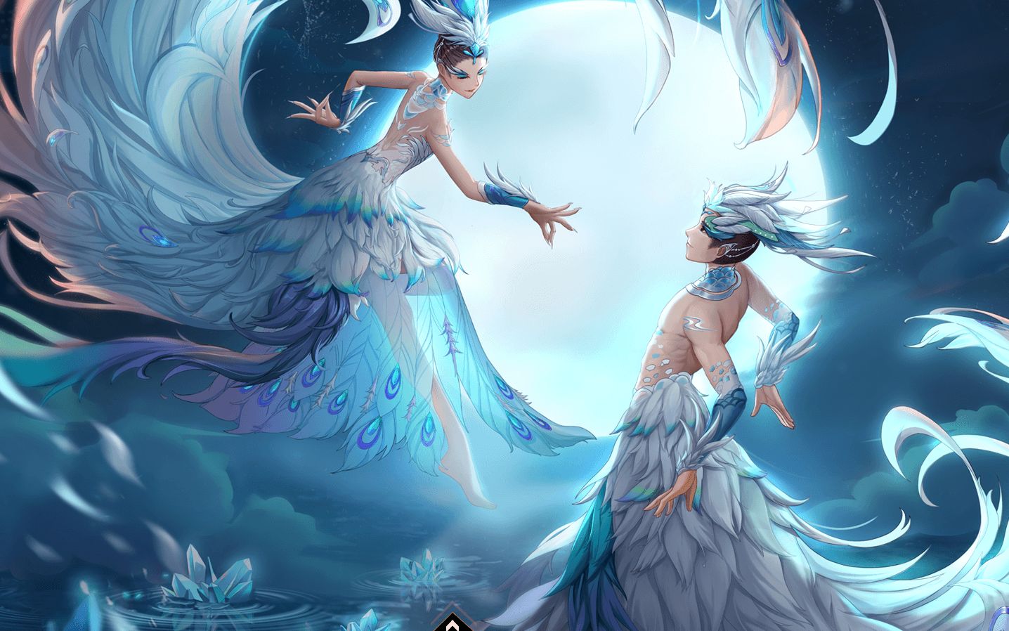 qq炫舞 × 杨丽萍《雀之灵》瞳雀男装局内实装展示