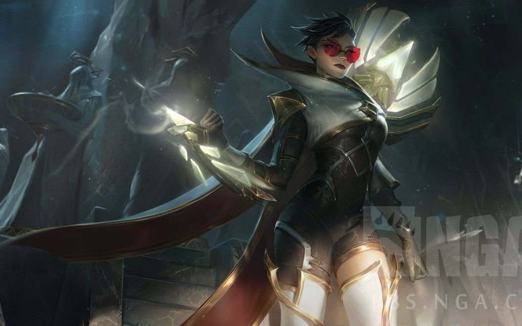 【英雄联盟】光明哨兵薇恩3d游戏角色人物模型皮肤雕刻建模演示