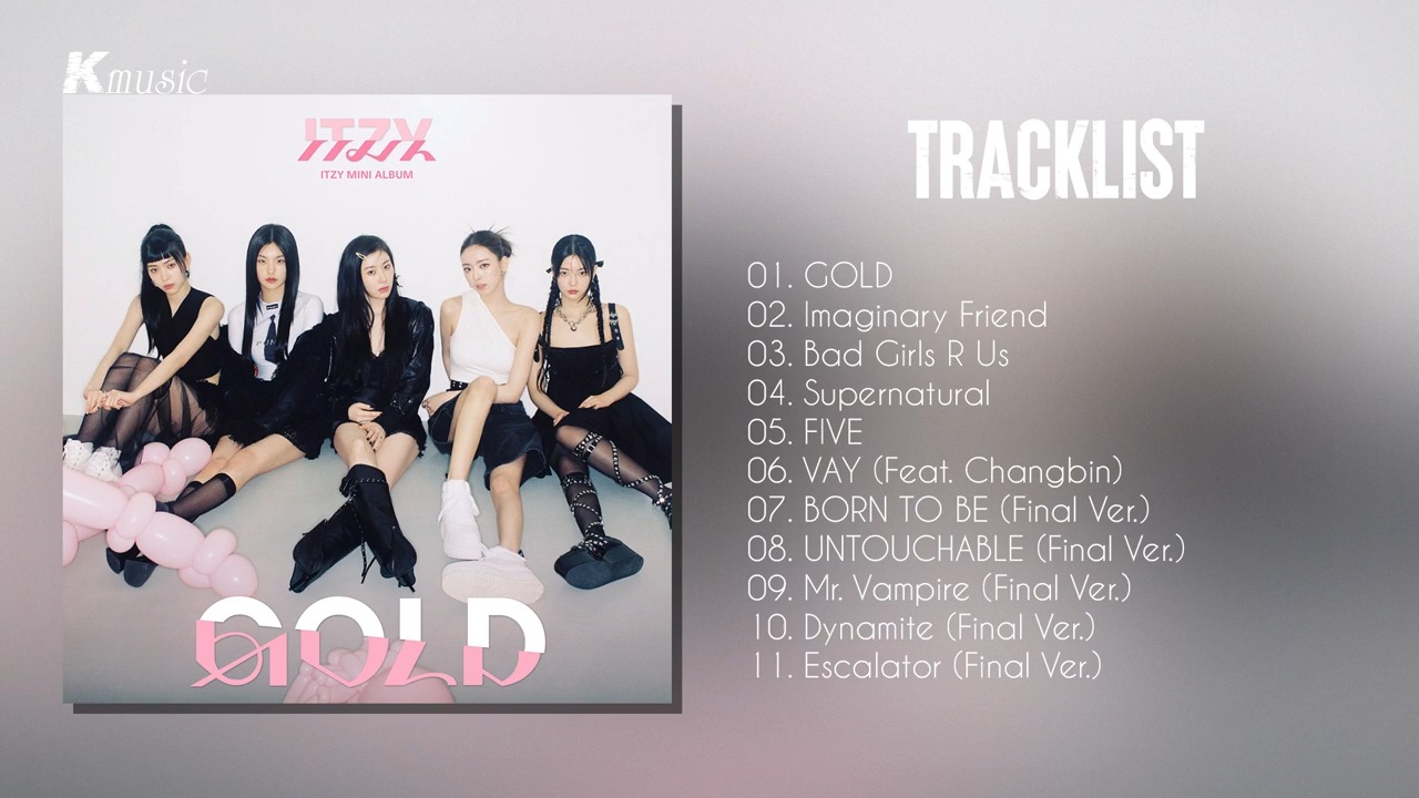 [Full Album] ITZY  GOLD 新专歌曲收录哔哩哔哩bilibili