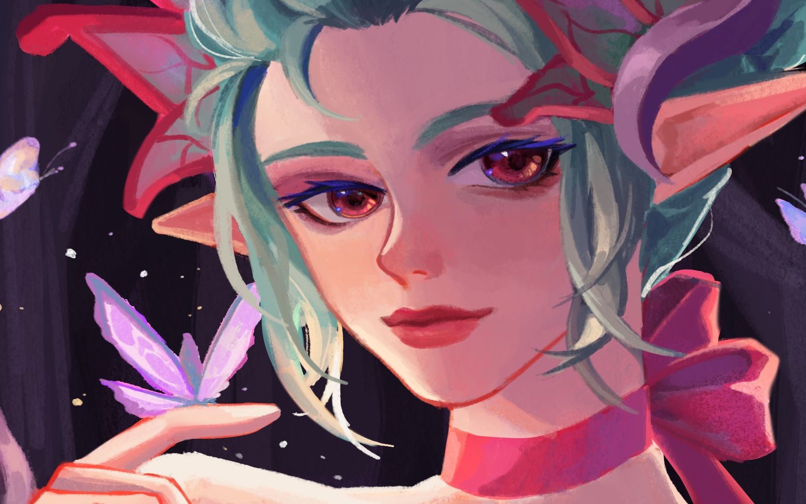 糖梅仙子头像绘画过程_哔哩哔哩_bilibili