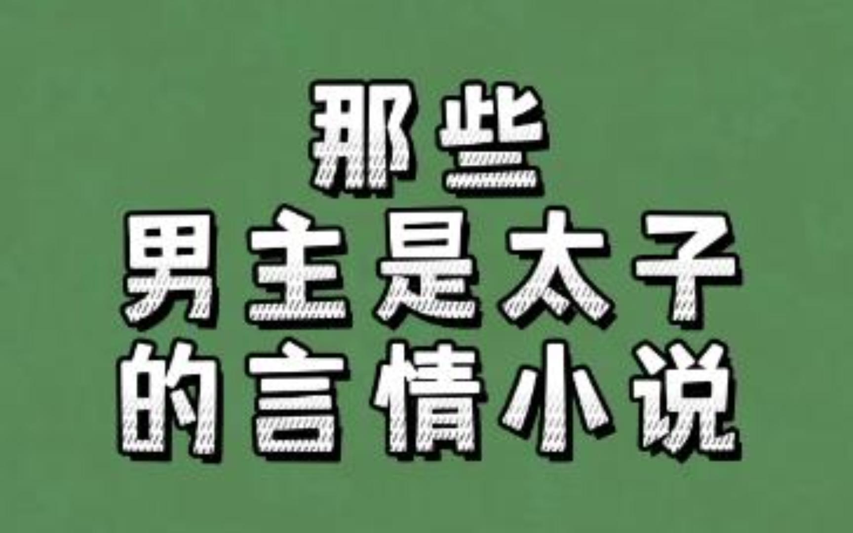 那些男主是太子的言情小说:你的便是我的,分那么清楚做什么?哔哩哔哩bilibili