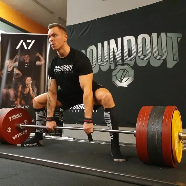 samtek新款相扑硬拉杆测试训练420kgx2