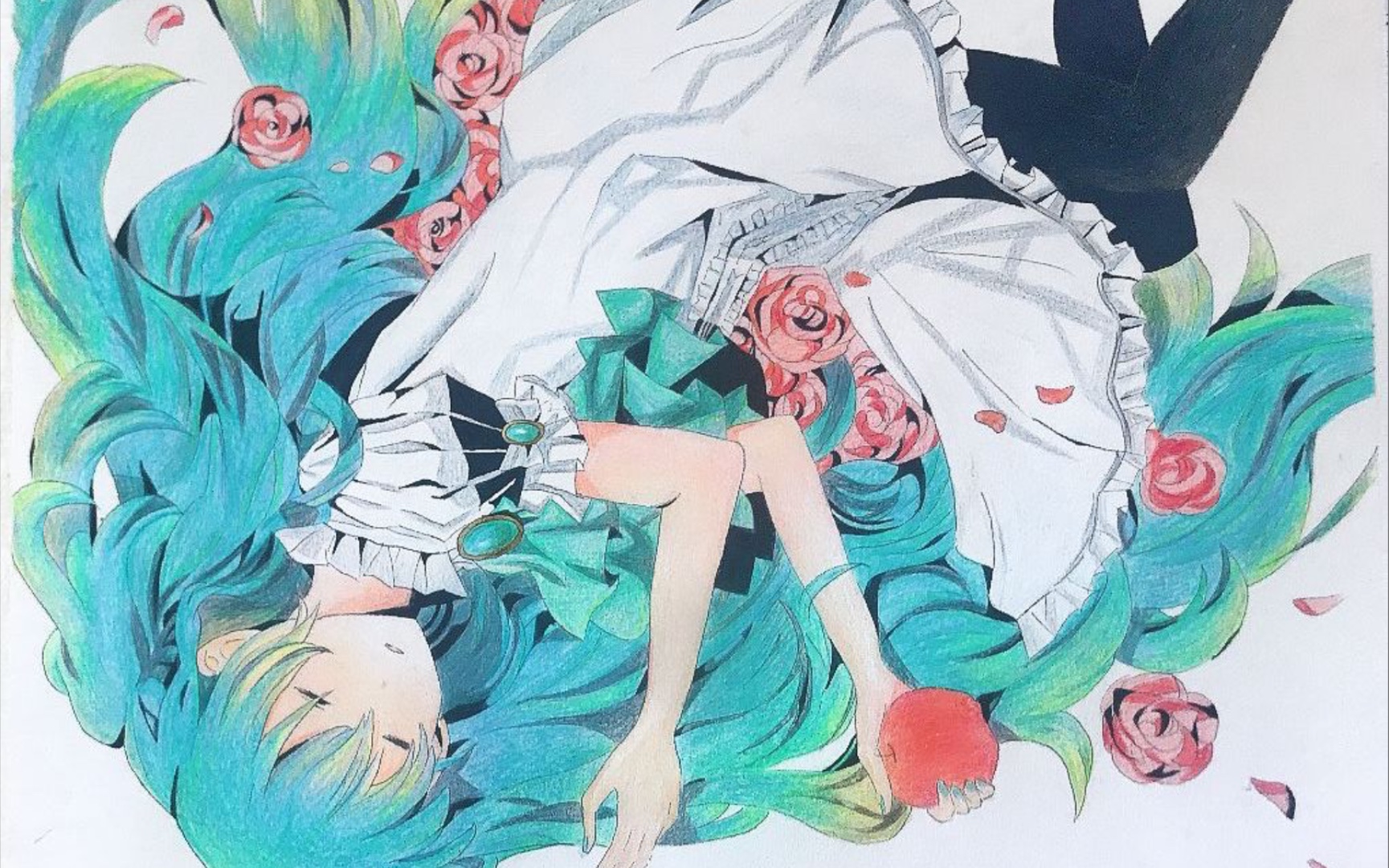 初音未来 初中生手绘 快起床!哔哩哔哩bilibili