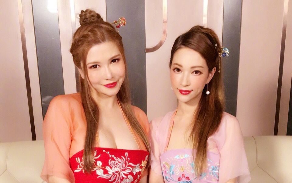 穿汉服的美女们