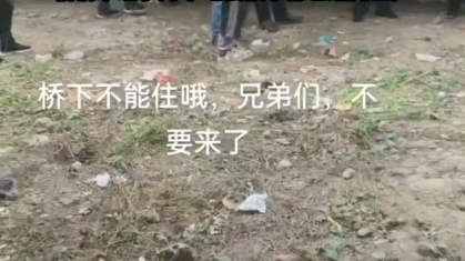 12月11日,上海.有关部门驱赶那些住在桥洞下无家可归的流浪汉们.视频发布者自称是一名抑郁症患者,目前在桥洞下睡了两年,老婆孩子都已经离世....