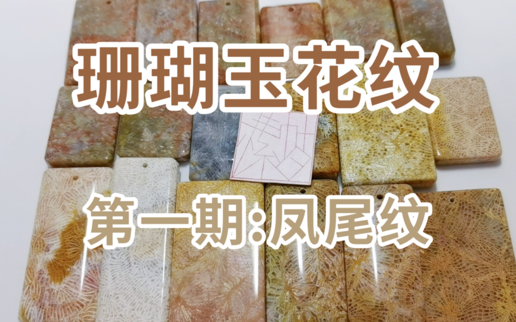 【珊瑚玉花纹——第一期凤尾纹】