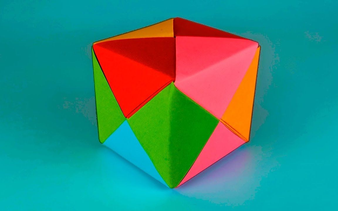 今天我们来制作一个折纸立方体!