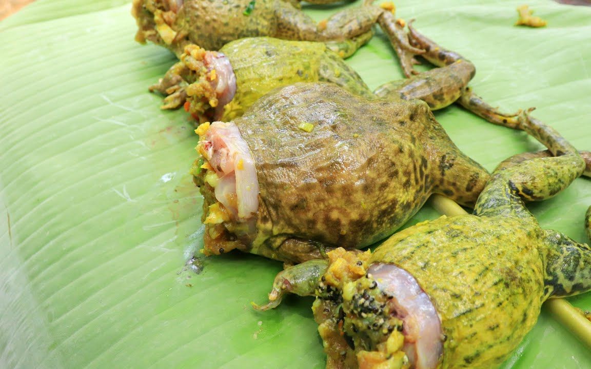 越南癞蛤蟆汉堡,5只就能做成顶级美味