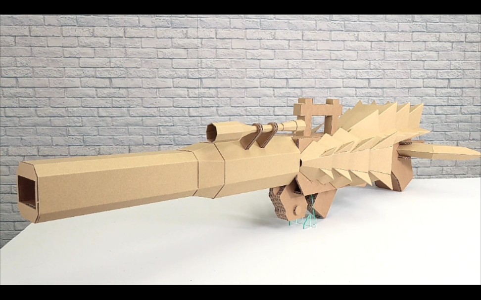 如何用硬纸板制作一把霸气的重型弓箭!_哔哩哔哩_bilibili