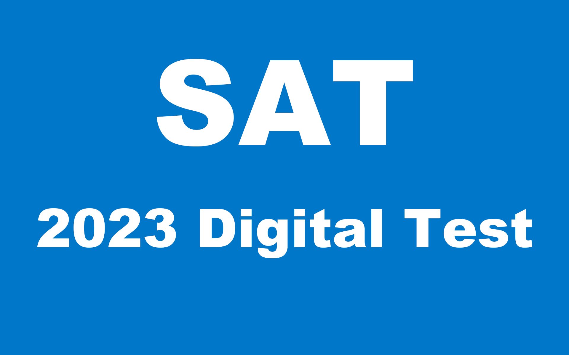 活动作品sat线上考试真的来了