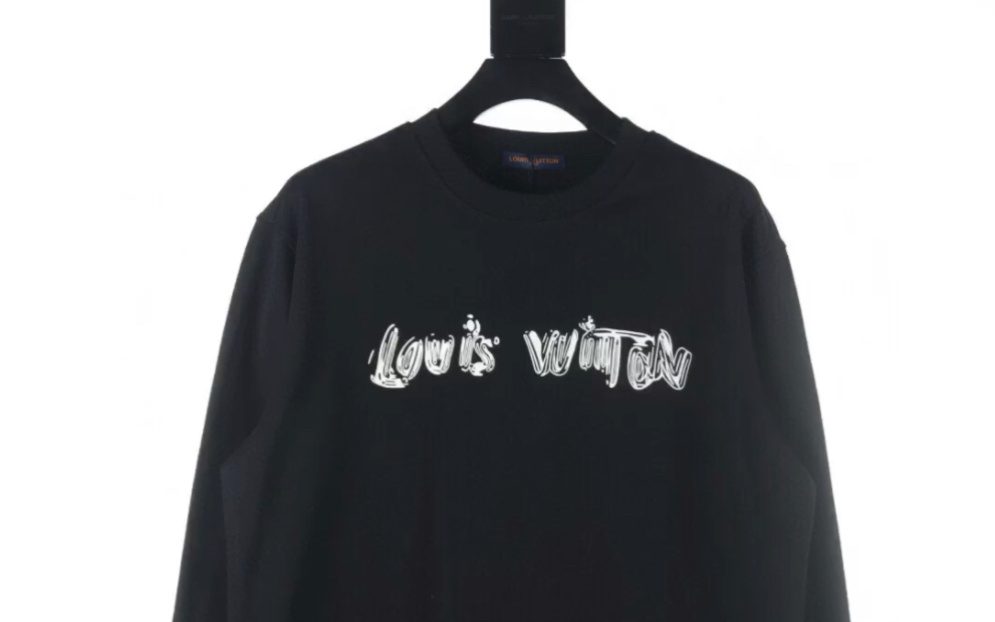 盘点一下高仿louis vuitton路易威登lv 23fw 涂鸦印花圆领卫衣