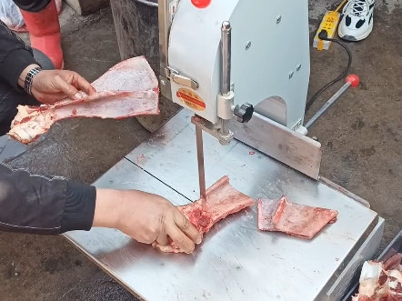 锯骨机试机锯牛骨锯猪脚