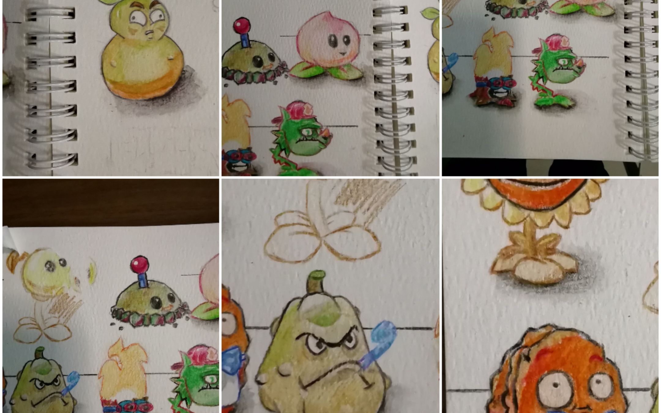 挑战画完pvz2的所有植物!你敢点赞我就敢继续画!