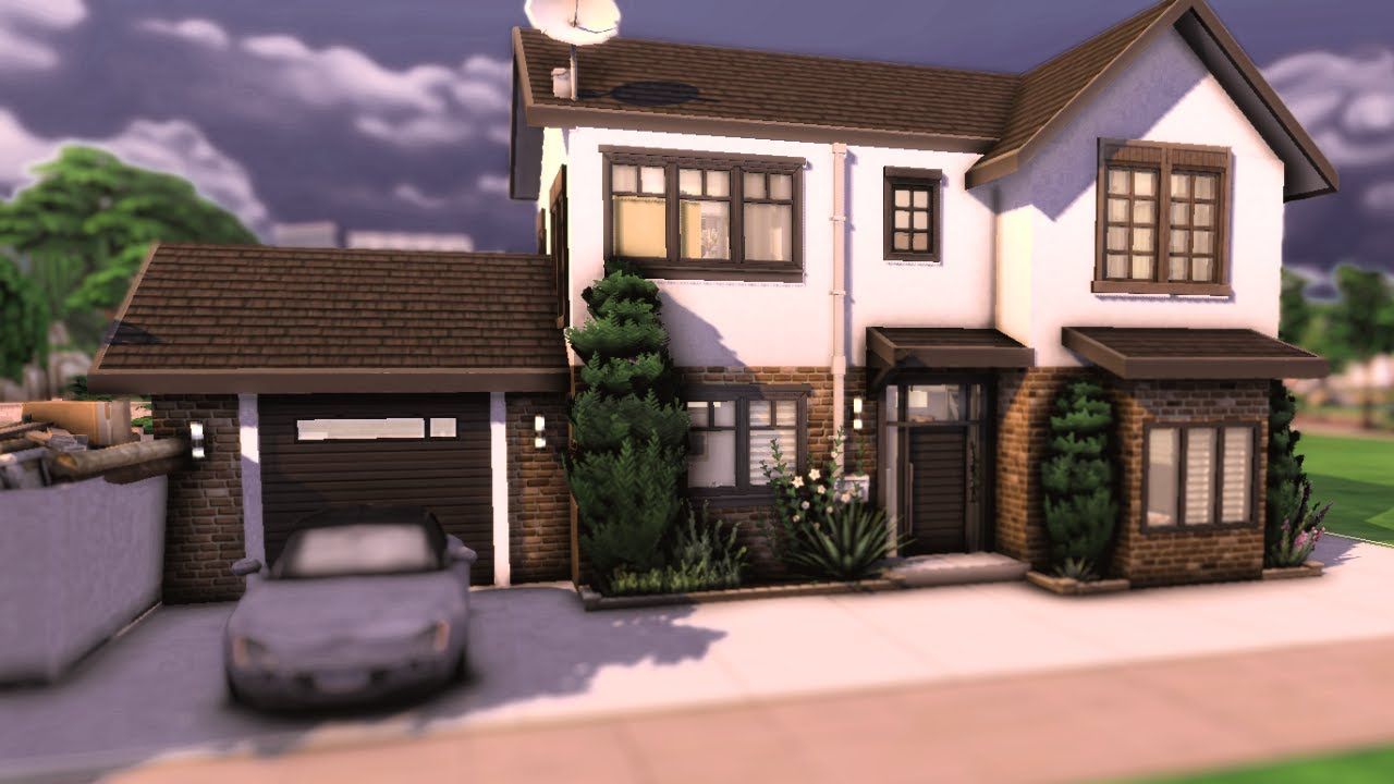 模拟人生4速建搬运:独立式家庭住宅detached brtish family house