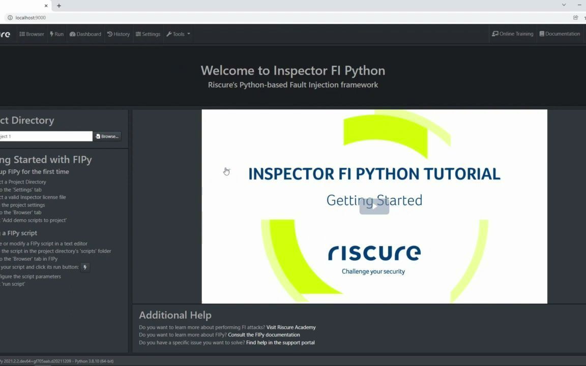 [图]Riscure | Inspector FI Python入门教程 Part1 Getting started with Inspector FI Python