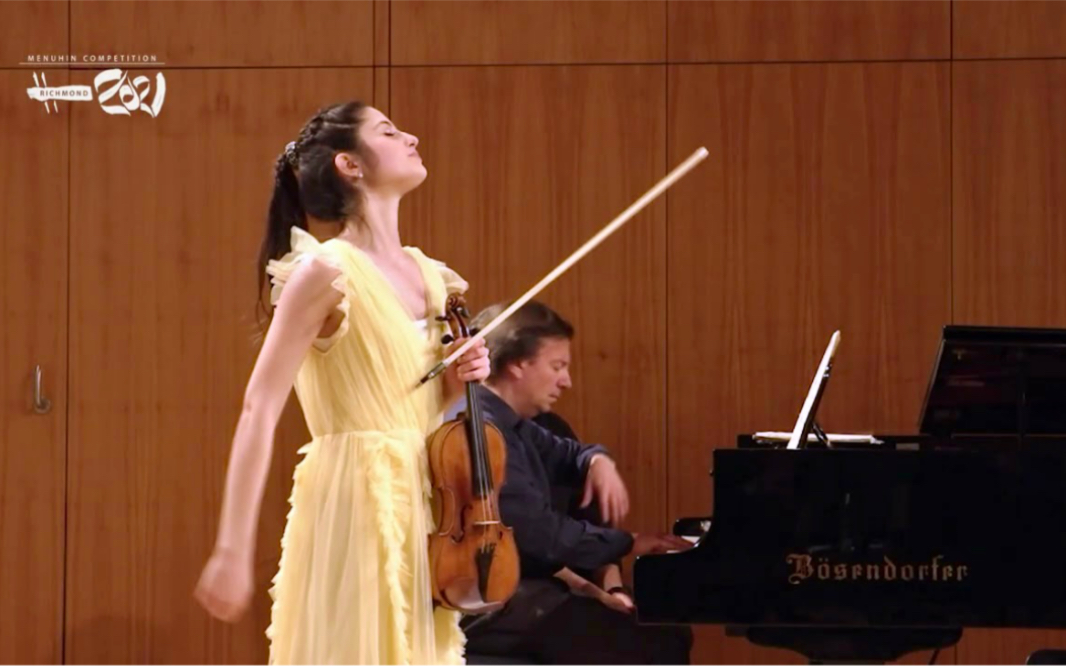 2021梅纽因国际小提琴比赛 青年组半决赛 - maría due09as