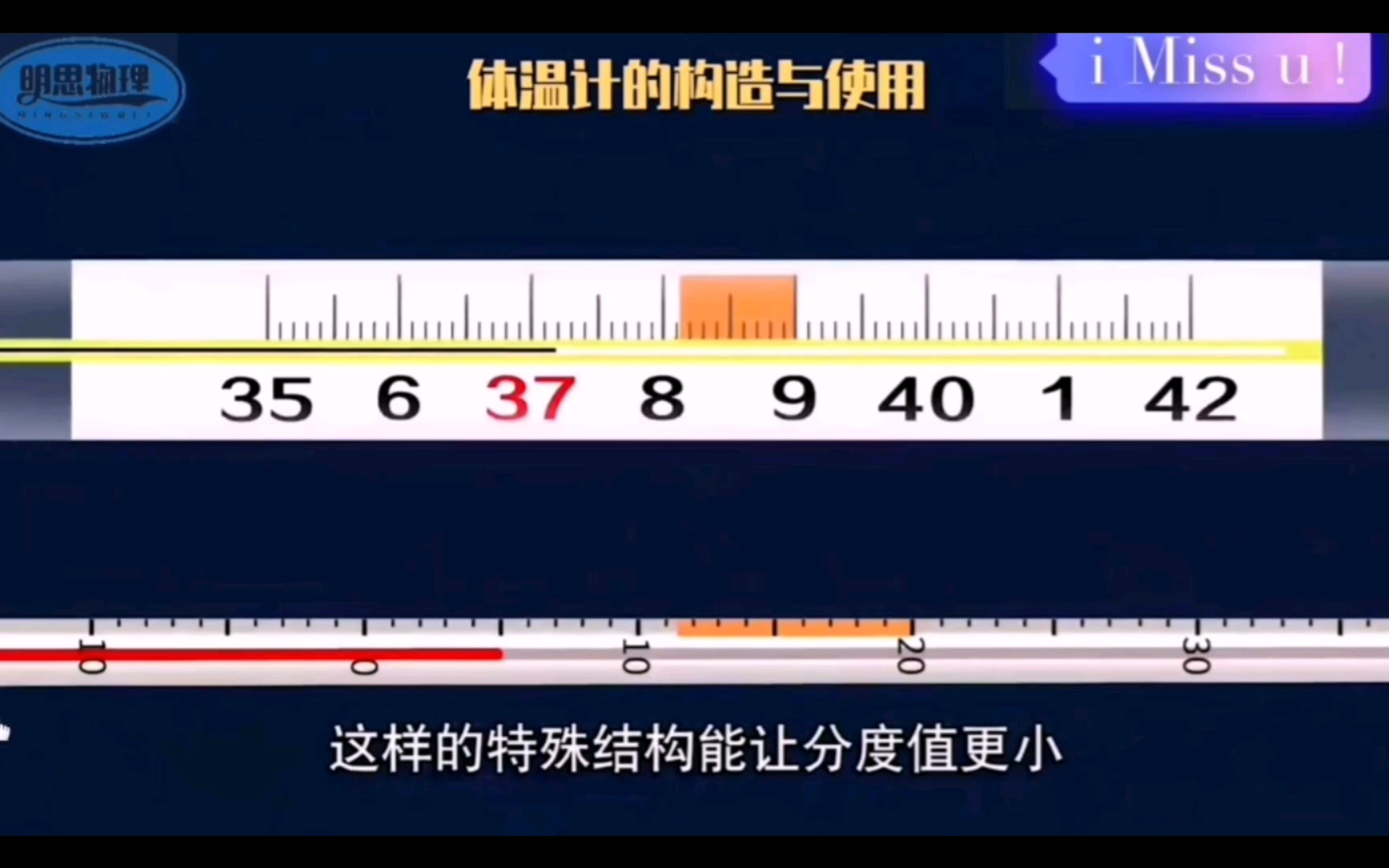 【八上物理】—体温计的构造及使用哔哩哔哩bilibili