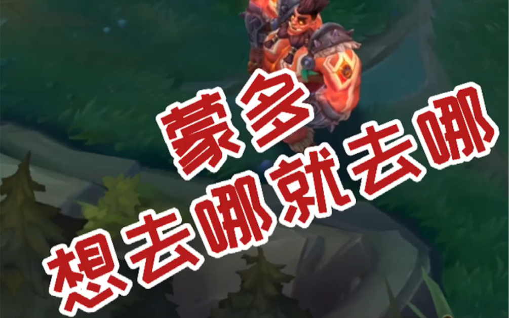 蒙多想去哪就去哪