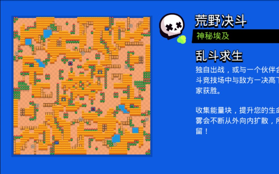 荒野乱斗自制地图神秘埃及