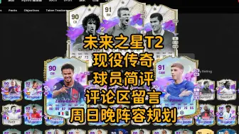 Video herunterladen: 未来之星T2现役传奇球员简评 贝克汉姆齐达内普约尔帕尔默 评论区留言周日晚阵容规划【FC24】