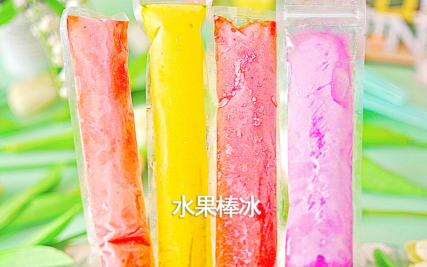 一杯水做低卡水果棒棒冰 酸甜冰爽 好吃不胖